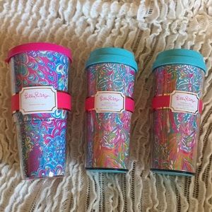 Lilly Pulitzer Travel Cup Set